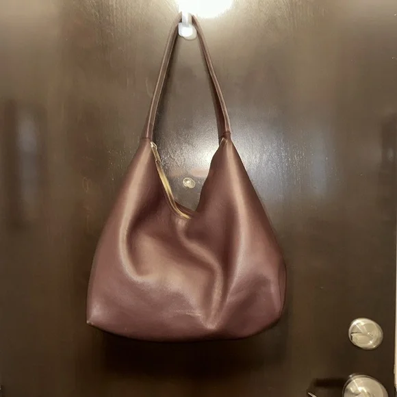 MANSUR GAVRIEL PLUM COLORED LARGE CANDY BAG PERFECT CONDITION - Picture 4 of 9